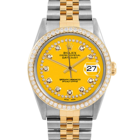 Rolex Datejust 36mm | 16233-YLW-STRD-BDS-JBL