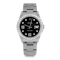 Rolex Datejust 36mm | 16234-BLK-8DA69-25CT-OYS