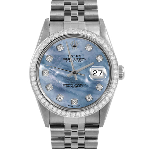 Rolex Datejust 36mm | 16234-BLMOP-DIA-AM-BDS-JBL