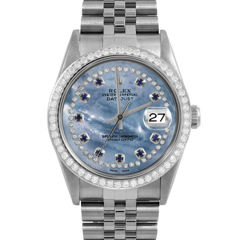 Rolex Datejust 36mm | 16234-BLMOP-STRS-BDS-JBL