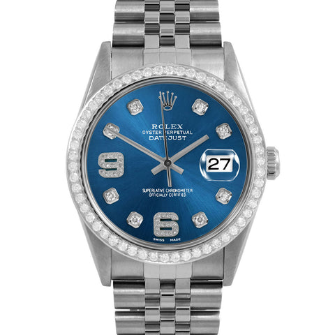 Rolex Datejust 36mm | 16234-BLU-8DA69-BDS-JBL