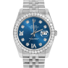 Rolex Datejust 36mm | 16234-BLU-8DR69-25CT-JBL