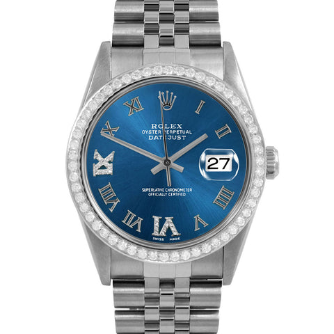 Rolex Datejust 36mm | 16234-BLU-RDR69-BDS-JBL