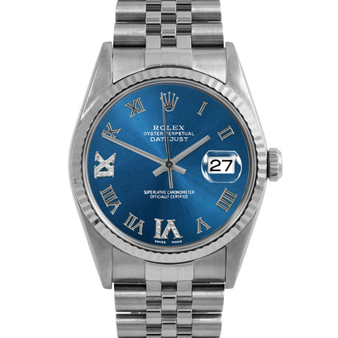 Rolex Datejust 36mm | 16234-BLU-RDR69-FLT-JBL