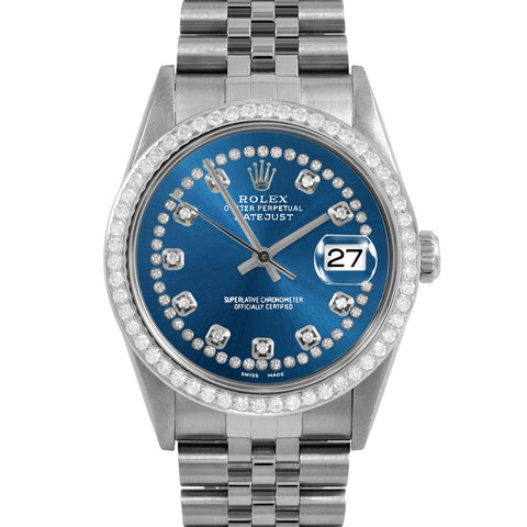 Rolex Datejust 36mm | 16234-BLU-STRD-BDS-JBL