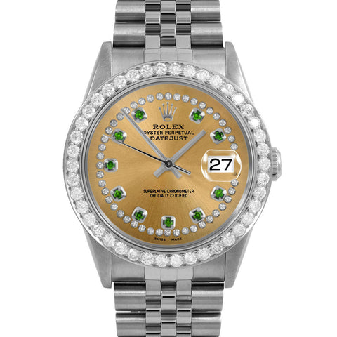 Rolex Datejust 36mm | 16234-CHM-STRE-25CT-JBL