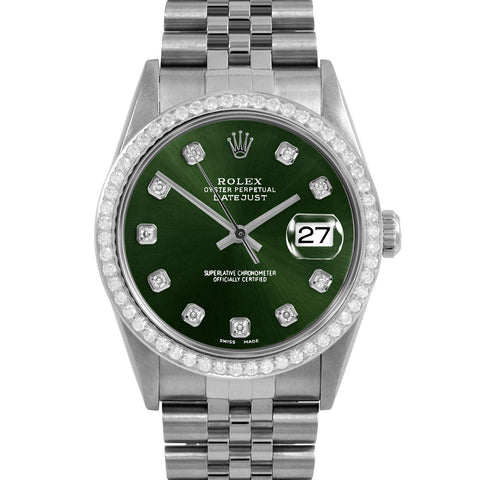 Rolex Datejust 36mm | 16234-GRN-DIA-AM-BDS-JBL