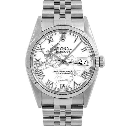 Rolex Datejust 36mm | 16234-MRB-ROM-FLT-JBL