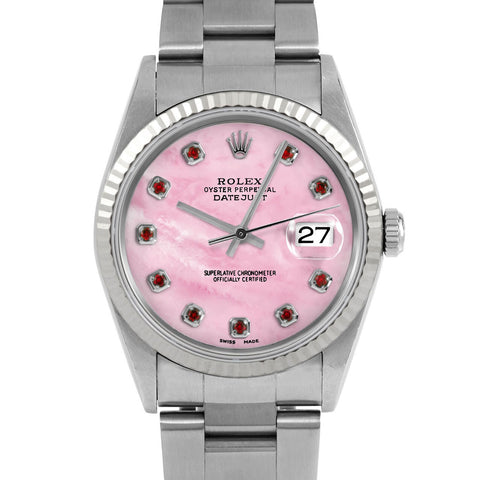 Rolex Datejust 36mm | 16234-PMOP-RBY-AM-FLT-OYS