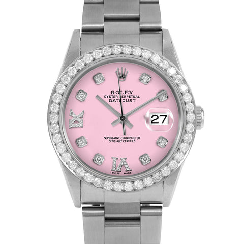 Rolex Datejust 36mm | 16234-PNK-8DR69-25CT-OYS