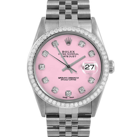 Rolex Datejust 36mm | 16234-PNK-DIA-AM-BDS-JBL