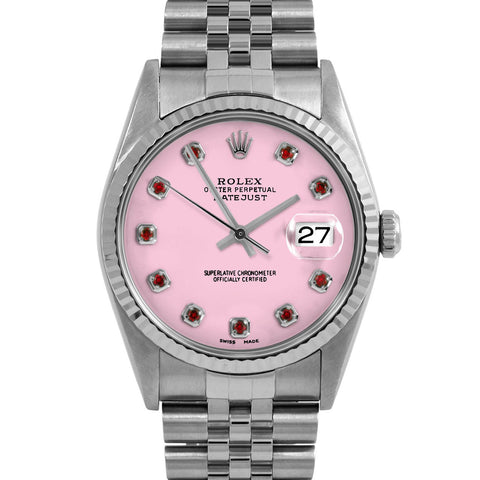 Rolex Datejust 36mm | 16234-PNK-RBY-AM-FLT-JBL