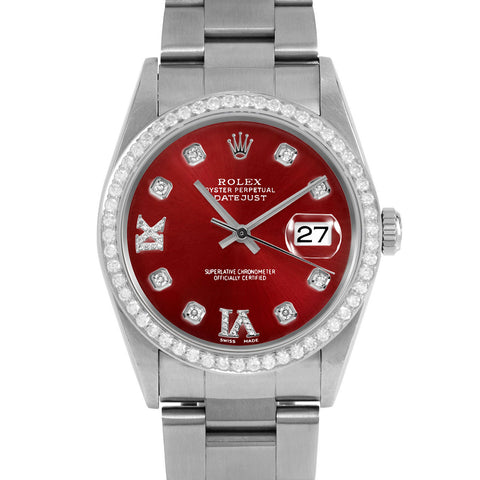 Rolex Datejust 36mm | 16234-RED-8DR69-BDS-OYS