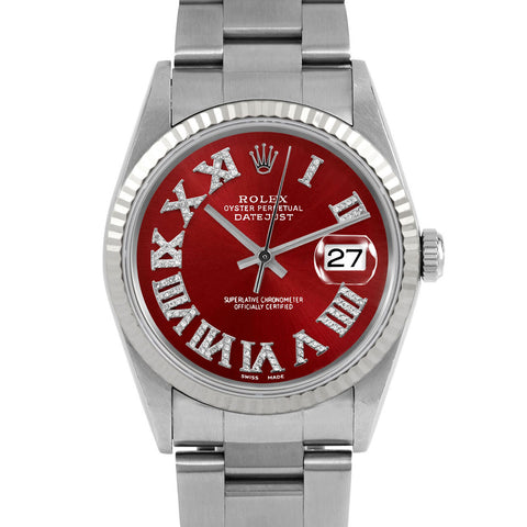 Rolex Datejust 36mm | 16234-RED-FDR-FLT-OYS