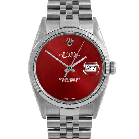 Rolex Datejust 36mm | 16234-RED-NOHM-FLT-JBL