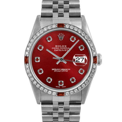 Rolex Datejust 36mm | 16234-RED-RBY-AM-4RBY-JBL