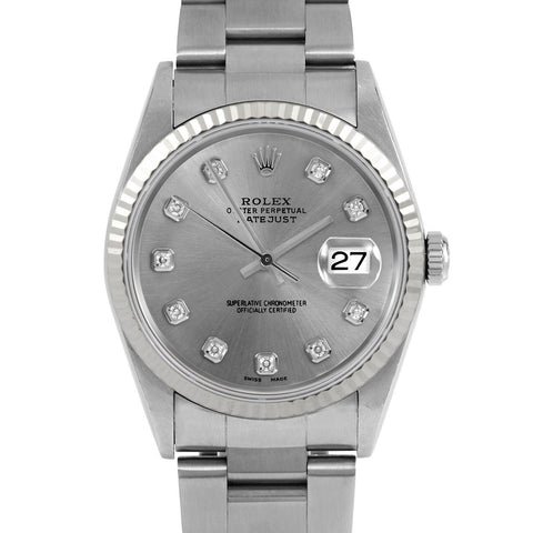 Rolex Datejust 36mm | 16234-SLT-DIA-AM-FLT-OYS