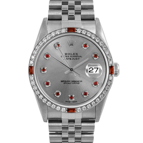 Rolex Datejust 36mm | 16234-SLT-RBY-AM-4RBY-JBL