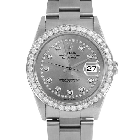 Rolex Datejust 36mm | 16234-SLT-STRD-25CT-OYS