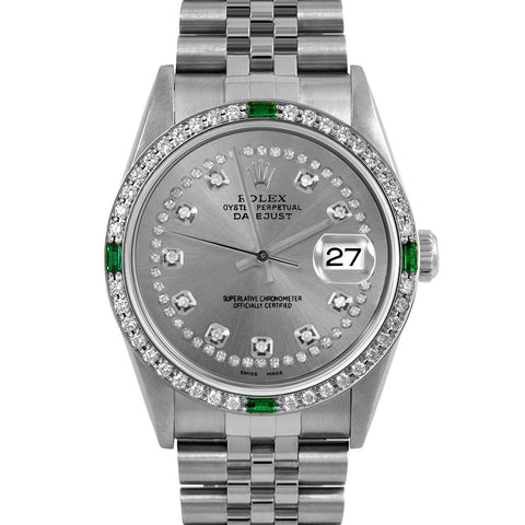 Rolex Datejust 36mm | 16234-SLT-STRD-4EMD-JBL