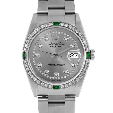 Rolex Datejust 36mm | 16234-SLT-STRD-4EMD-OYS