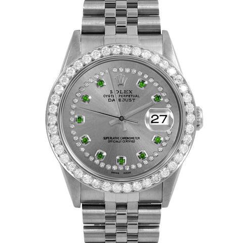 Rolex Datejust 36mm | 16234-SLT-STRE-25CT-JBL