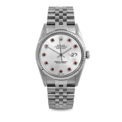 Rolex Datejust 36mm | 16234-SLV-RBY-AM-FLT-JBL