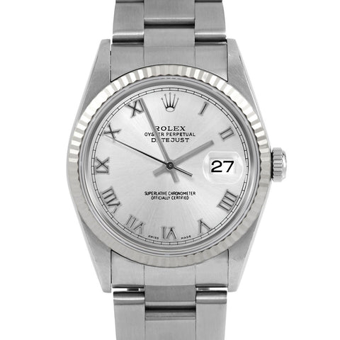 Rolex Datejust 36mm | 16234-SLV-ROM-FLT-OYS