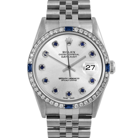 Rolex Datejust 36mm | 16234-SLV-SPH-AM-4SPH-JBL