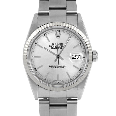 Rolex Datejust 36mm | 16234-SLV-STK-FLT-OYS