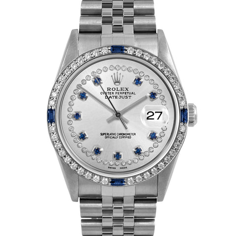 Rolex Datejust 36mm | 16234-SLV-STRS-4SPH-JBL