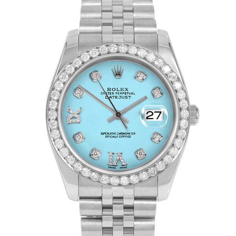 Rolex Datejust 36mm | 16234-TRQ-8DR69-25CT-JBL