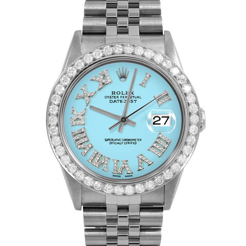 Rolex Datejust 36mm | 16234-TRQ-FDR-25CT-JBL