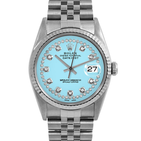 Rolex Datejust 36mm | 16234-TRQ-STRD-FLT-JBL