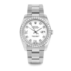 Rolex Datejust 36mm | 16234-WHT-8DR69-25CT-OYS