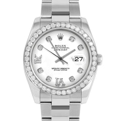 Rolex Datejust 36mm | 16234-WHT-8DR69-25CT-OYS