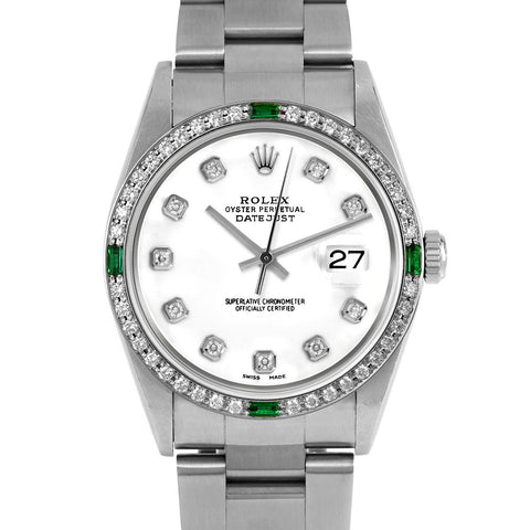 Rolex Datejust 36mm | 16234-WHT-DIA-AM-4EMD-OYS