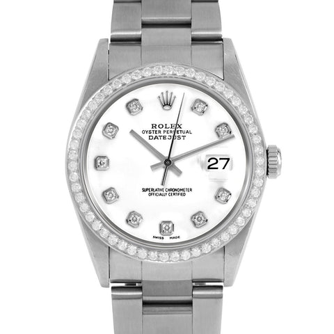 Rolex Datejust 36mm | 16234-WHT-DIA-AM-BDS-OYS