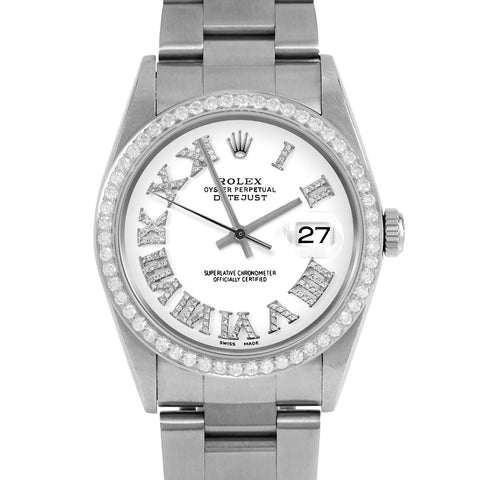 Rolex Datejust 36mm | 16234-WHT-FDR-BDS-OYS