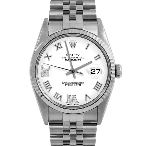 Rolex Datejust 36mm | 16234-WHT-RDR69-FLT-JBL