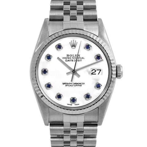 Rolex Datejust 36mm | 16234-WHT-SPH-AM-FLT-JBL