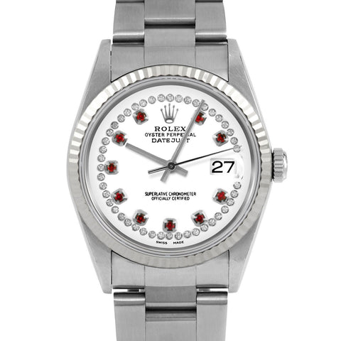 Rolex Datejust 36mm | 16234-WHT-STRR-FLT-OYS
