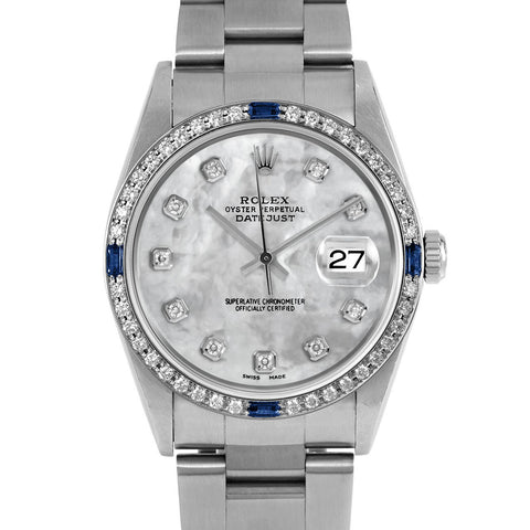 Rolex Datejust 36mm | 16234-WMOP-DIA-AM-4SPH-OYS