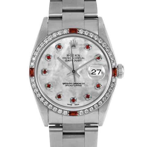 Rolex Datejust 36mm | 16234-WMOP-RBY-AM-4RBY-OYS