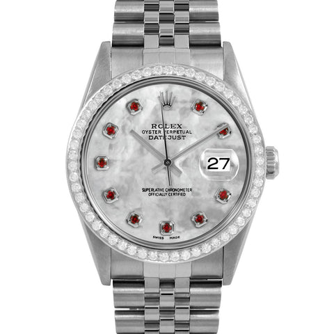 Rolex Datejust 36mm | 16234-WMOP-RBY-AM-BDS-JBL