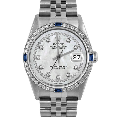 Rolex Datejust 36mm | 16234-WMOP-STRD-4SPH-JBL