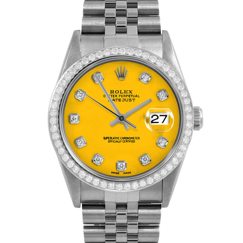 Rolex Datejust 36mm | 16234-YLW-DIA-AM-BDS-JBL