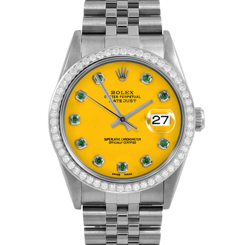 Rolex Datejust 36mm | 16234-YLW-EMD-AM-BDS-JBL