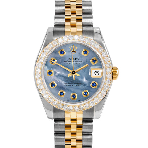 Rolex Datejust 31mm | 178273-BLMOP-SPH-AM-2CT-JBL