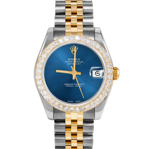 Rolex Datejust 31mm | 178273-BLU-NOHM-2CT-JBL